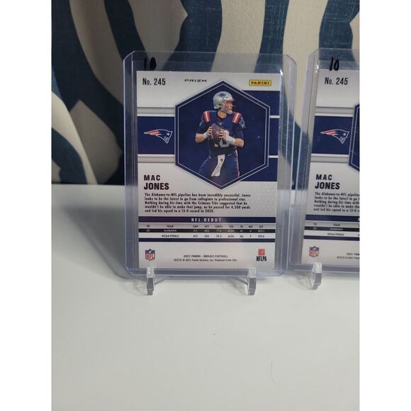 2021 Mosaic Football Mac Jones Rookies # 245 - Picture 6 of 8